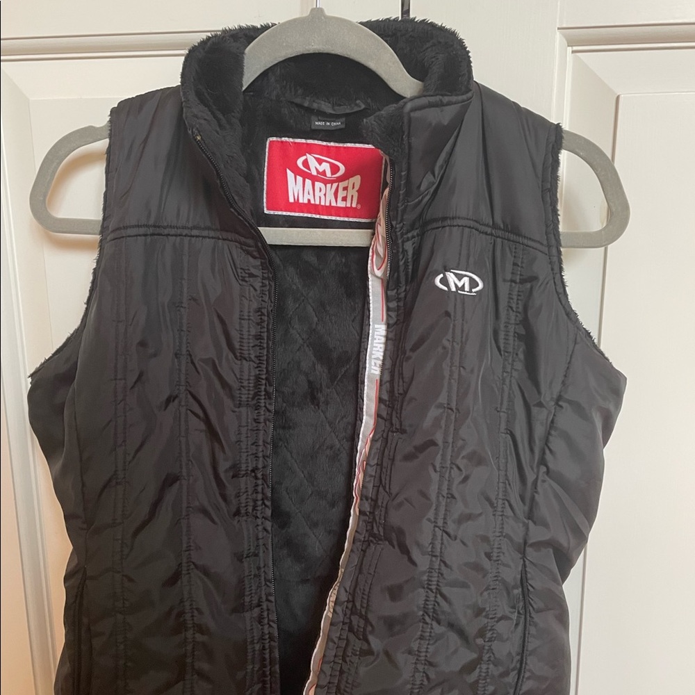Black winter vest